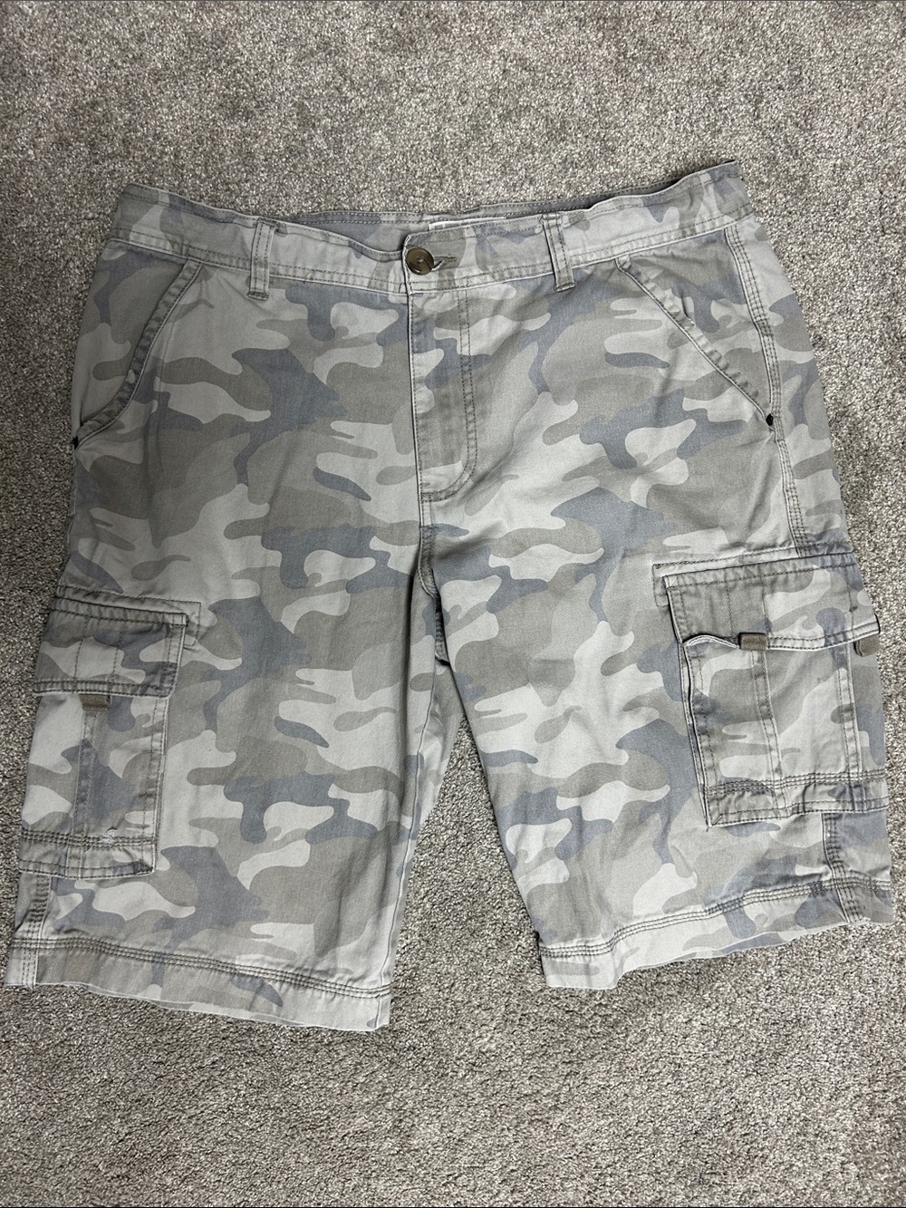 Y2K Soul Baggy Camo Cargo Shorts Vintage